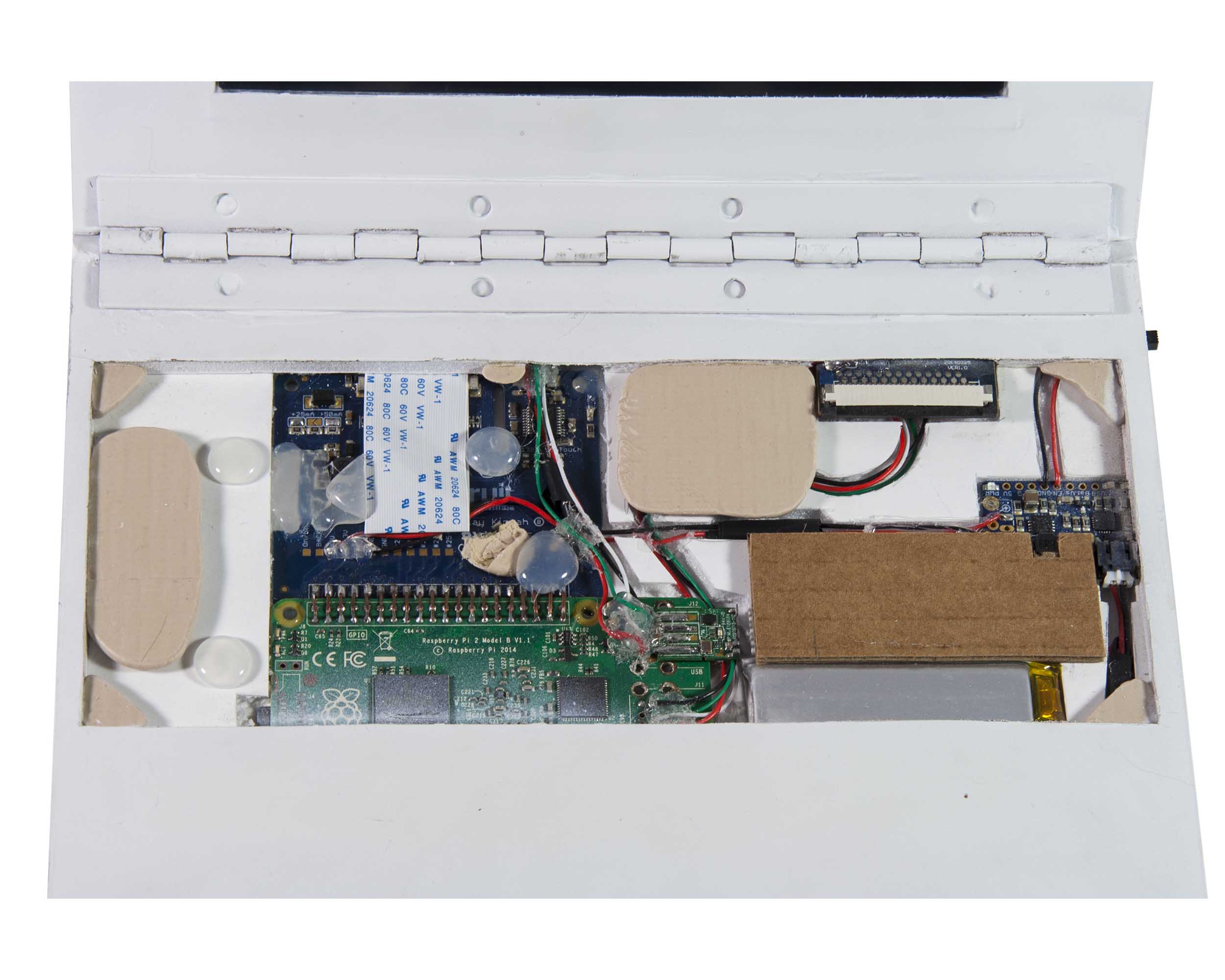 Close up Raspberry Tart hardware